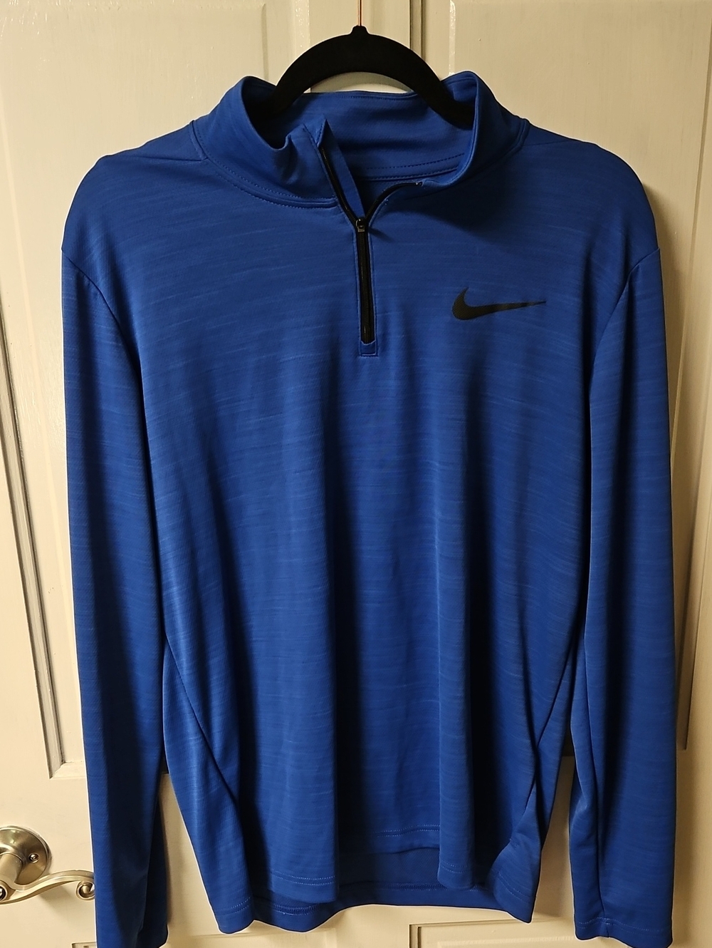 Nike Men's Royal Blue Quarter-Zip Training Pullover